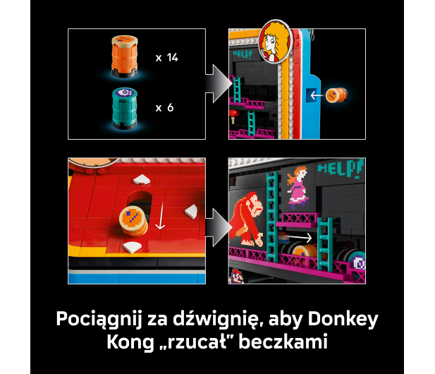 LEGO SUPER MARIO 72051 Automat do gry Donkey Kong™ - 1547405 - zdjęcie 6